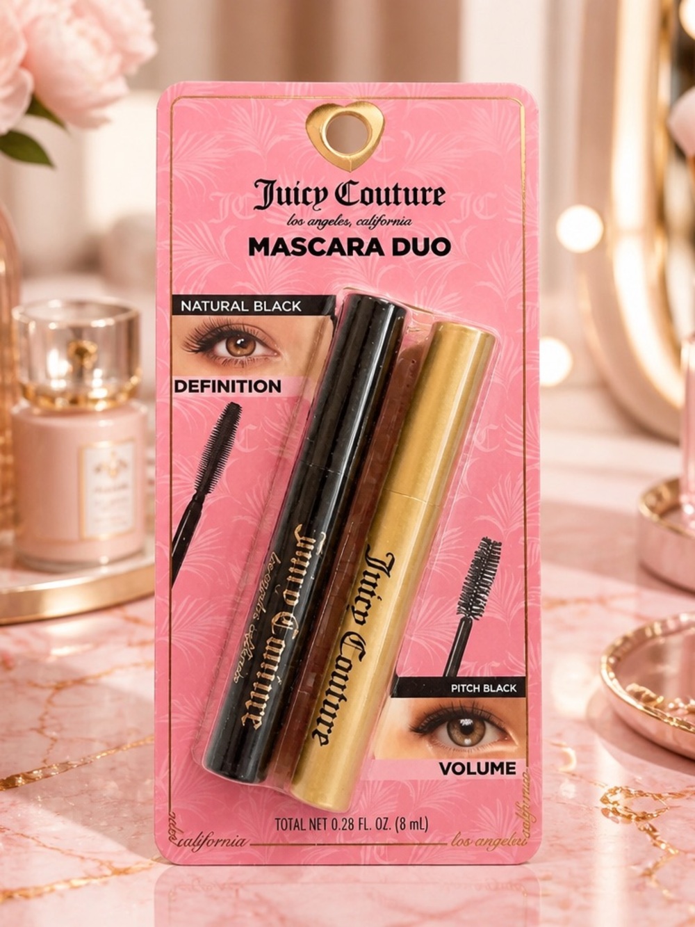Juicy Couture Mascara Duo Set Black Volume & Definition NWT